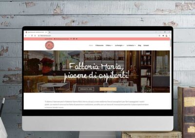 Fattoria Maria: progettazione e sviluppo sito web